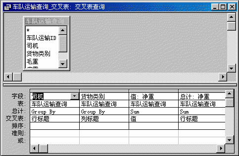 表查询体现_access 内容 评论 相关    上图是刚生成的查询的设计视图